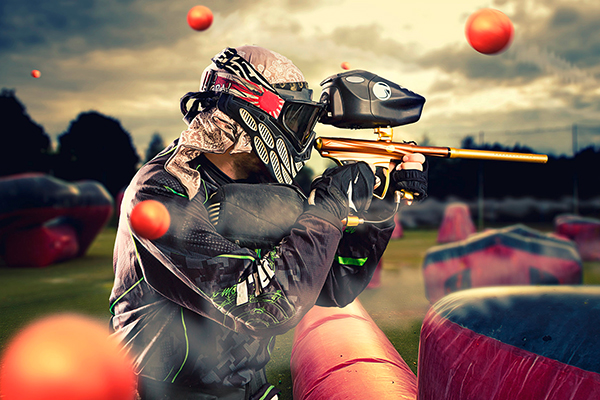 Junggesellenabschied für Männer - Paintball spielen