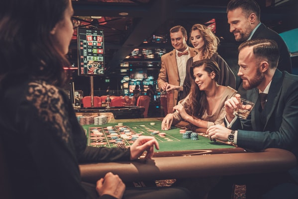 Casino Besuch beim Junggesellenabschied