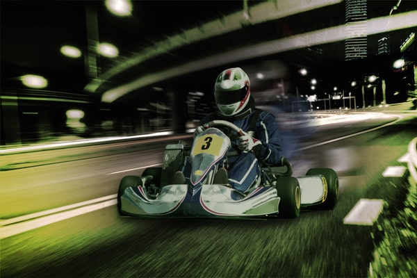 JGA Prag: Go Kart Race mit der ganzen Crew