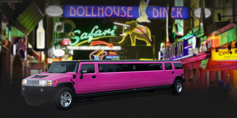 PINK HUMMER Hamburg Junggesellenabschied