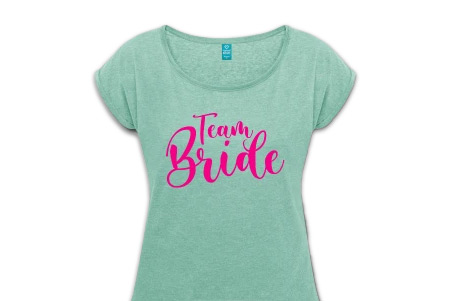 Team Bride Shirts pink