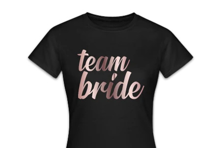 Team Bride Shirt JGA - rosegold