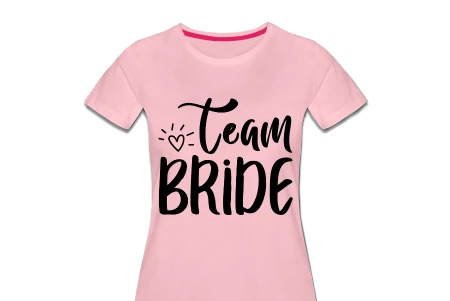 JGA Shirts Frauen - Stillvoll für das Team Bride