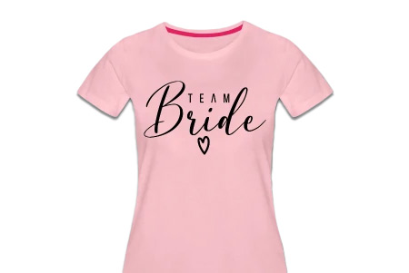 JGA Shirts stilvoll - Team Bride