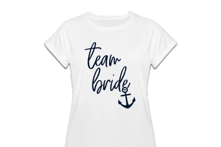 Team Bride Shirts - Hafen der Ehe - JGA Shirts Frauen für das Team Braut