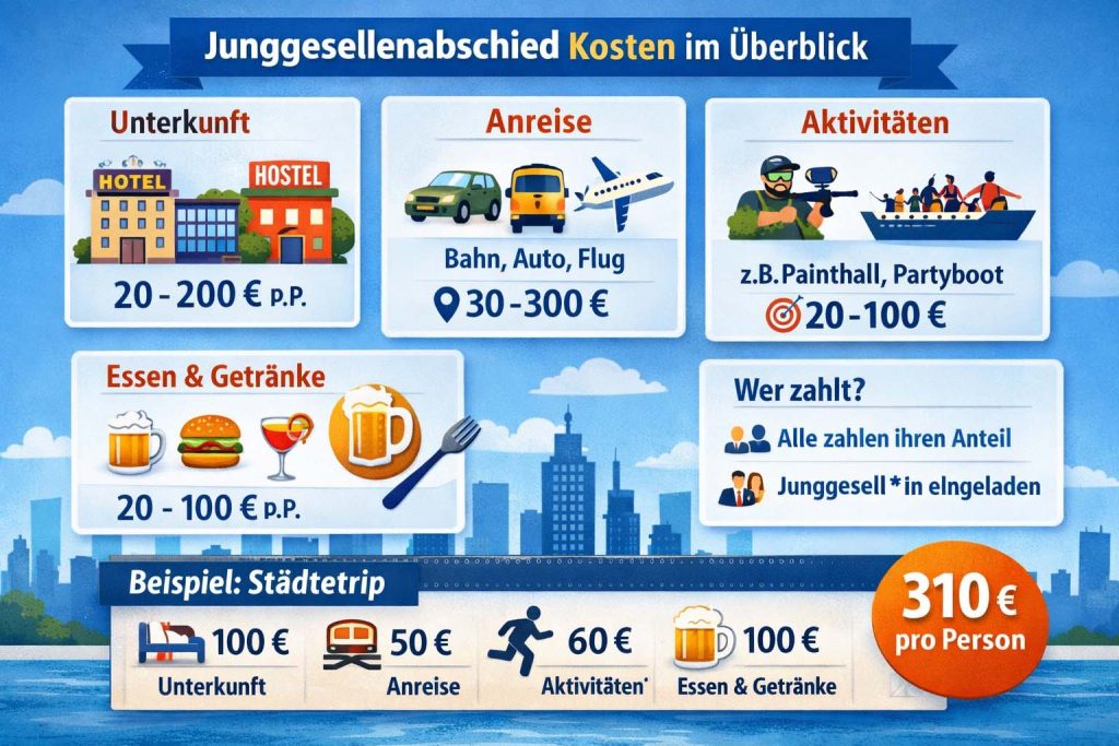 Junggesellenabschied Kosten